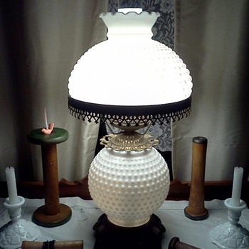 Oil Lamps that become Vintage Electric Table Top Lamps - Lamps