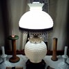 Oil Lamps that become Vintage Electric Table Top Lamps