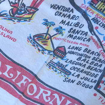 My Collection of Vintage State Linens