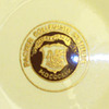 Willets Belleek porcelain Dish, Packer Institute Collegiate School crest logo rare