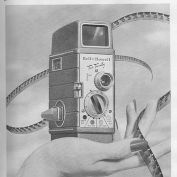 1953 - Bell & Howell Model 220 Movie Camera Advertisement - Advertising