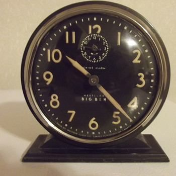 Big Ben Chime Westclox Alarm RD 1931 Western Clock Peterborough