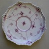 ROYAL COPENHAGAN RUBY RED FULL LACE FLUTED TEA POT SET