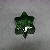 EMERALD GREEN 6 POINT STAR