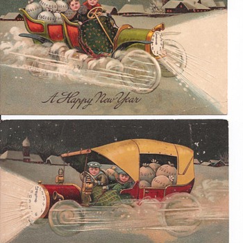 Santa Zooming Around In Fancy Car!