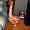 c.1920's Kutani moriage duck statue