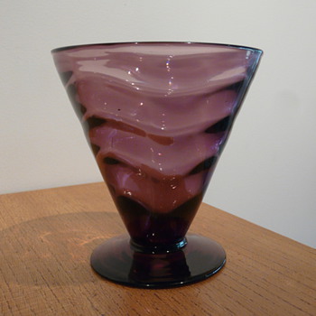 WEBB VENETIAN RIPPLE GAY GLASS - THOMAS F. PITCHFORD - Art Glass