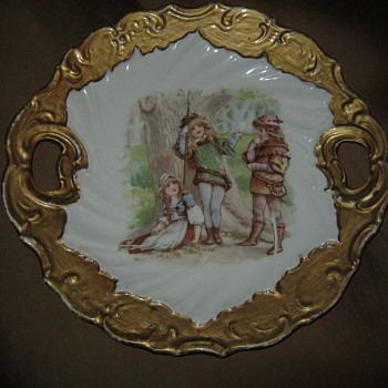 Porcelain plate Frances Brundage ? 