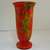 red yellow green aventurine vase #2