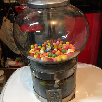 Unknown gumball vendor - Coin Operated