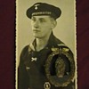 WW II Kriegsmarine Sailor Post Card with Badge