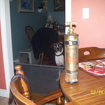 vintage dayton fire extinguisher 