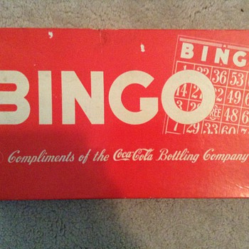 My coca cola bingo set - Coca-Cola