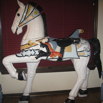 20th Century Imported European Carousel Horse - Replication