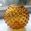 Borske Sklo Optical Vase 50's-70's Label
