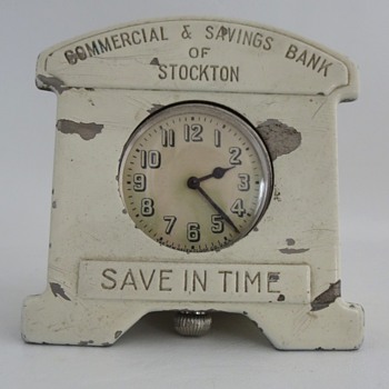 Pocket Watch Coin Bank - Coin Operated