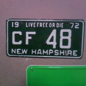 licence plate - Signs
