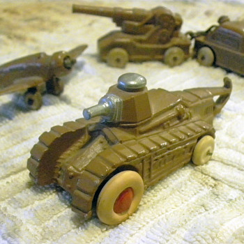 Barclay Renault FT Tank, Lookin' Lovely in Lead... and rubber.  - Model Cars