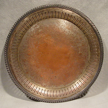 MYSTERY (SILVER PLATED) U.F.A. TROPHY PLATE EMPIRE SILVER COMPANY #309