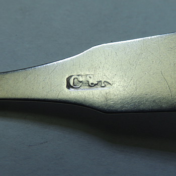 Coin Silver Teaspoon- COIT & MANSFIELD Norwich, CT  1816-1819  