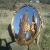 Vintage Peacock Mirror