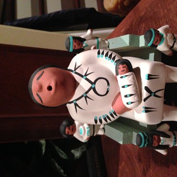 Native Amerian Storyteller Doll