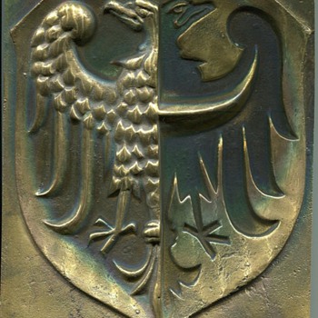 Breslau Brass City Arms Plaque