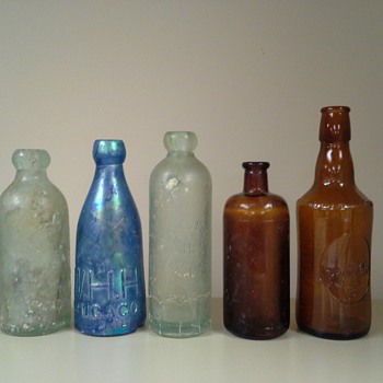 old bottle collection