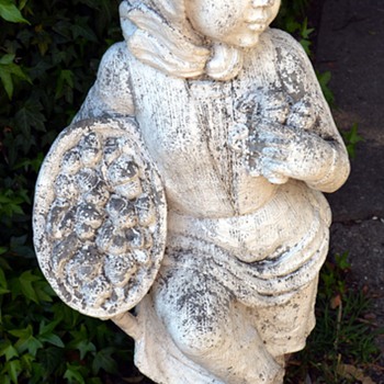 Acorn Gatherer Garden Statue