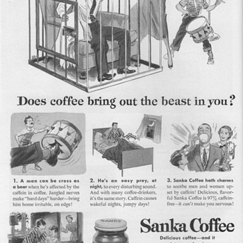 1952 - Sanka Coffee Advertisements - Advertising