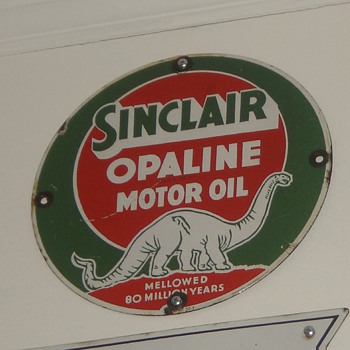 Sinclair Dino Sign - my fav dino sign - Advertising
