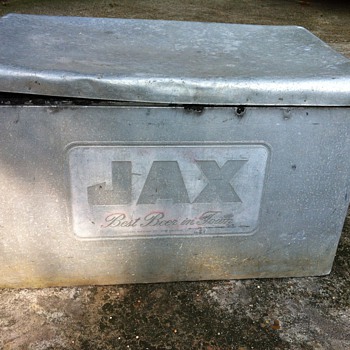 Jax Brewery Aluminum Ice Chest - Breweriana