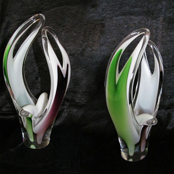Paul Kedelv 1950's - Art Glass