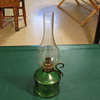 antique oil lamp