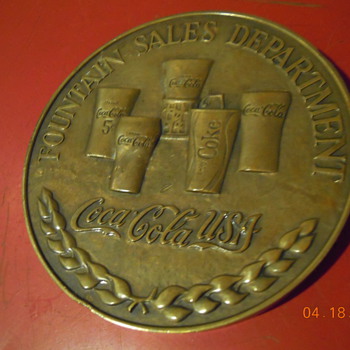 1981 Fountain Wholesaler Gallonage Award 