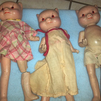 three pigs? very unique- child like!
