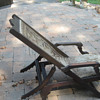 Carpet Back Recliner 1800's