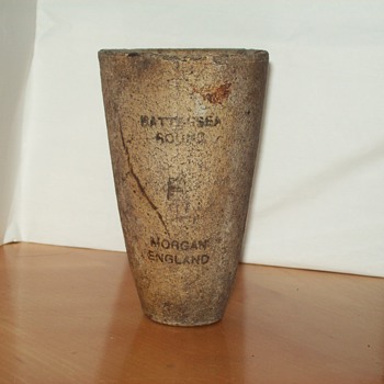 old pottery cup morgan england