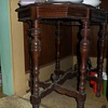 Walnut 6 legged table