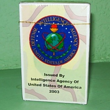 "Most Wanted" deck of cards