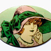 Rare and Early Lea Stein Serigraphy Brooch Pin