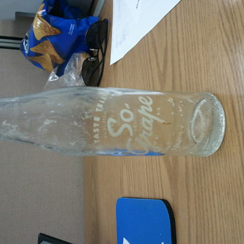 So-Grape soda bottle - Bottles