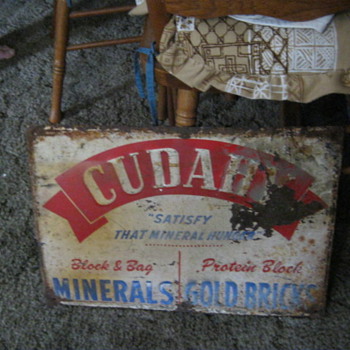 Sign.....CUDAHY