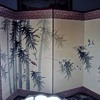 4 panel silk painted screen