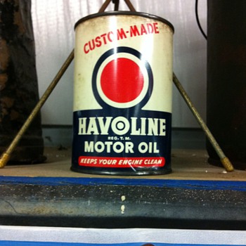 Halvoline 1 quart can  - Petroliana