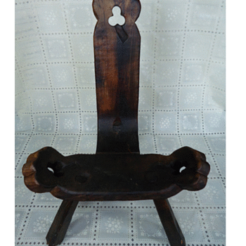 1800's Birthing Chair - Furniture