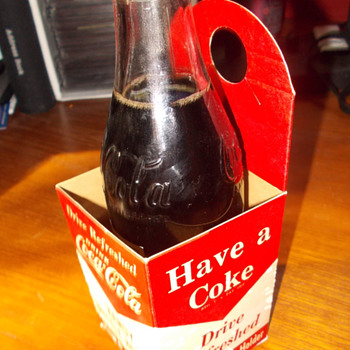 1950s Coca-Cola Handy Bottle Holder – Common item but not so common.....