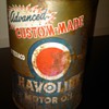 Havoline advanced custom made motor oil can