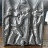 Toy lead soldier mold. Dug up in the woods! 