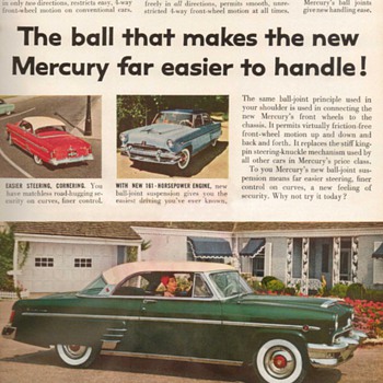 1954 - Mercury Sedan Advertisement - Advertising